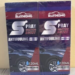 Rayhong Spray Coating Agent Antifouling Waterproof 120ml Set Of 2 Brand New